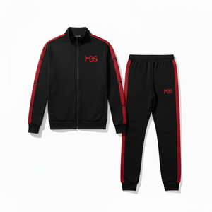 2024 Trending Men Sportswear 2 Piece Tracksuit Set Custom Logo <b>Zip</b> <b>Up</b> <b>Jacket</b> Slim Fit Joggers Training Suit Wholesale Activewear - Product Image 3