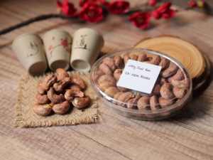 Noix de cajou grillées biologiques à prix de gros compétitif - Certifiées ISO Premium 200g Boîte ovale de l'usine du Vietnam - Product Image 3