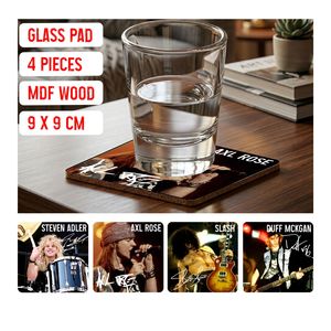 ชุดสินค้า GNR พวงกุญแจ แผ่นรองแก้ว และกล่องสี งานแฮนด์เมด - Product Image 2