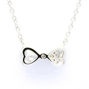 Por encargo mayoristas de moda collar de la cinta rodio plateado plata esterlina lindo conjuntos de joyería de moda de joyería - Product Image 3