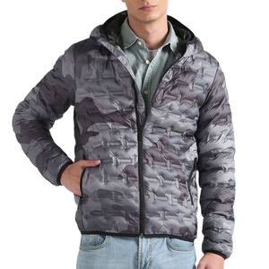 Chaqueta Impermeable Unisex de 500 g/m², Ropa de Invierno, Cuello Alto, Diseño de Color Sólido, Personaliza tu Propio Logotipo con Impresión Digital de Camuflaje - Product Image 1