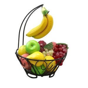 Corbeille à fruits en métal à motifs géométriques pour la décoration moderne de la cuisine, le rangement sur comptoir et la présentation artistique - Product Image 4