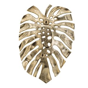 18.9x13.4x1.4\" Gold Monstera <b>Leaf</b> <b>Wall</b> Decal Chic <b>Decorative</b> Vinyl for Home or Office - Product Image 3
