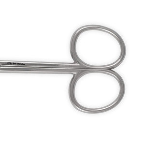 Tijeras para cutículas de primera calidad con punta extrafina de acero al carbono plateado, tijeras de manicura de Apto Enterprises - Product Image 4