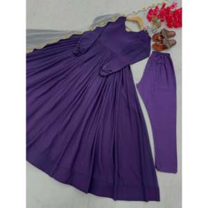 Ensemble de robe de soirée pour femmes de créateur Bas Dupatta - Product Image 4