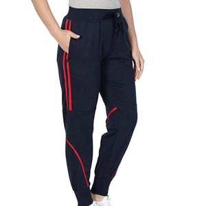 Pantalones Deportivos Casuales Transpirables de Cintura Alta Elástica y Pierna Ancha con Panel Blanco para Gimnasio, Yoga, Mujer - Product Image 2