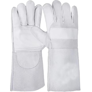 Gants de soudage TIG haute performance en cuir de vachette pleine fleur, équipement de protection des mains pour soudeurs - Product Image 1