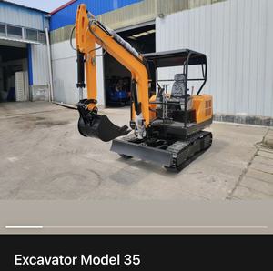Mini Excavator 3.5 Ton Hydraulic Crawler Digger with Diesel <b>Engine</b> Heavy Duty Construction Machine For Sale - Product Image 5