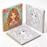 Libro de Colorear para Adultos Personalizado al por Mayor con Impresión a Color, Opciones de Logotipo Personalizado, Papel Recubierto, Cartón Reciclado, Laminado con Película Mate