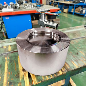 Vanne de retenue à clapet en acier inoxydable manuelle de 1-1/4'' avec extrémité à bride - Product Image 1