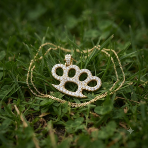 Colgantes y dijes de collar de oro macizo de 10K, estilo hip hop, personalizados, gruesos, con diamantes naturales en forma de roca, para mujer - Product Image 6