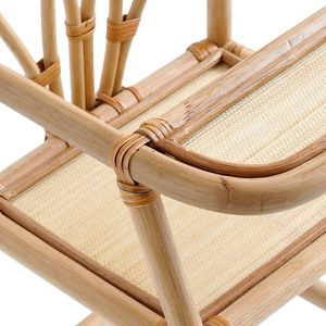 Chaise haute en rotin pour chambre d'enfant avec plateau, vente chaude, mobilier pour enfants de haute qualité, prix d'usine pour l'alimentation des bébés - Product Image 2