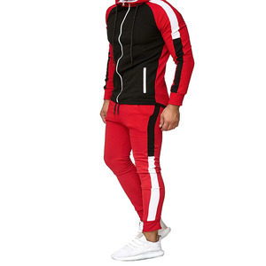 Custom OEM Clothing Manufacturer Men Autumn Solid Windproof Zipper Jacket <b>Pant</b> Suit Long Sleeve Drawstring Tops Active <b>Pants</b> - Product Image 6