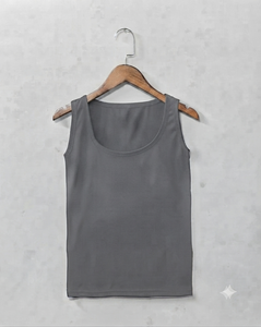 Nuevo Estilo 2026 Camiseta sin Mangas para Mujer, Transpirable, con Logotipo Tejido en la Parte Delantera, Cuello Redondo, 100% Poliéster, Estilo Casual - Product Image 3