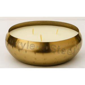 Velas Aromáticas CURVE METAL URLI para Celebraciones Navideñas, de Pascua, Cumpleaños, San Valentín y Diwali - Product Image 2