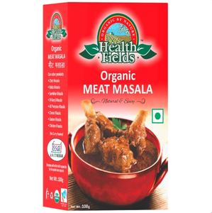 HealthFields - Extracto de Hierbas Silvestres Orgánicas en Polvo Masala para Carne - Grado Alimenticio, Bienestar Inmunológico, Todas las Estaciones, Envasado al Vacío, 100 g - Product Image 1