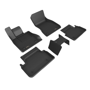 Alfombrilla de Piso Kagu 3D MAXpider Personalizada (Negra) Compatible con BMW Serie 5 (G60) 2024+ - Juego Completo - Product Image 1
