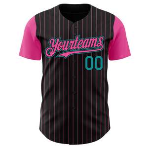 Camiseta de Béisbol Personalizada con Nombre del Equipo y Logotipo en la Manga Derecha Delantera, 100% Poliéster, Impresión por Transferencia de Calor, Transpirable, Unisex, para Adultos - Product Image 6