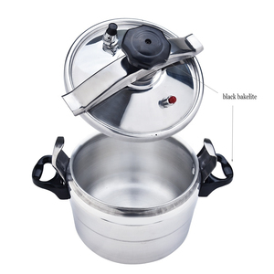 Stylish Large Capacity Pressure Cooker for Modern Kitchens Durable Stainless Steel Fast Heating Secure Closure Gas Induction - Product Image 5