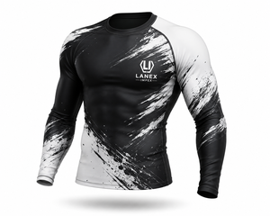 <b>Men</b>’s Long Sleeve <b>Compression</b> <b>Shirt</b> Athletic Base Layer Rash Guard Gym Workout Running Training Fitness Custom Sublimation Sport - Product Image 2