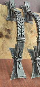 Manija de Hierro Forjado para Puerta - Estilo Tradicional, Alta Durabilidad, Acabado Pintado - Herrajes Elegantes para Cercas y Puertas - Product Image 6