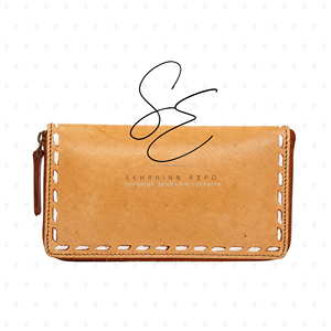 Cartera de cuero con cremallera y diseño artesanal 2026 para mujer, estilo occidental, con dije de cereza, RFID, vintage, para tarjetas y efectivo, para ella. - Product Image 3