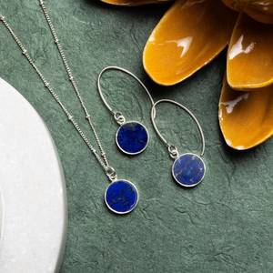 Sterling Silver Handmade Wedding Drop <b>Earrings</b> Jewelry Set Third Party Certified Trendy Design Export India - Product Image 6