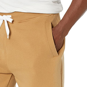 Pantalon de survêtement pour homme en mélange de coton, coupe droite, avec cordon de serrage, style jogging - Product Image 5