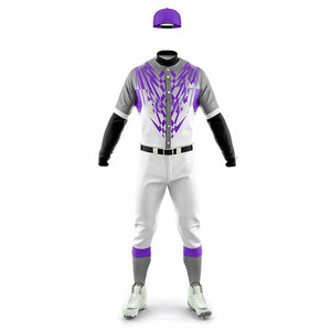 OEM ODM Club Uniform Manufacturer Baseball Sportswear Clothing Uniform Teamwear Club Athletic Custom Logo & Numbers Uniform - Product Image 2