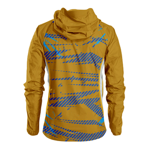 Chaqueta cortavientos con capucha para hombre, ligera, de poliéster, para primavera, informal, con cierre de cremallera. - Product Image 2