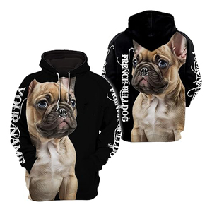 Sudadera con Capucha para Hombre, Diseño Sublimado, 300g, 100% Algodón, Talla Grande, Térmica, Transpirable, Ecológica, Otoño, Impresión Personalizada - Product Image 1