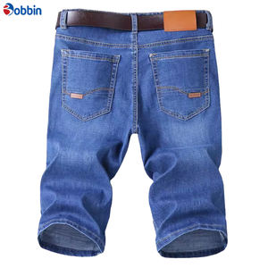 Pantalones Cortos de Mezclilla para Hombre, Personalizados, Estilo Urbano, Moda de Verano, Jeans Rectos y Holgados, Pantalones Cortos de Mezclilla Casuales para Hombre - Product Image 3