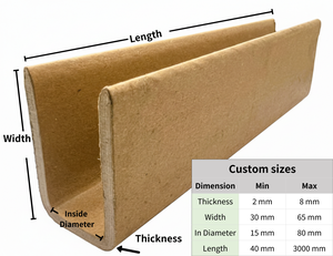Protector de Bordes de Papel Kraft de Primera Calidad, Forma Rectangular, Uso Industrial, Envío Personalizado - Product Image 2