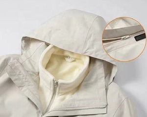 เสื้อแจ็คเก็ตกันลมน้ำหนักเบาสำหรับผู้ชาย ยี่ห้อ Outfitize เสื้อคลุมวิ่งกลางแจ้งแบบกันน้ำ ระบายอากาศได้ดี ชุดกีฬา เสื้อแจ็คเก็ตมีฮู้ด - Product Image 5