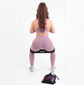 Ensemble de bandes de résistance Xtreme Fabric pour les hanches, antidérapantes, élastiques, avec sac de transport, pour l'entraînement des fessiers - Product Image 4