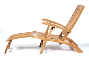 Chaise longue pliante en teck massif de qualité supérieure, mobilier de patio extérieur fabriqué en Indonésie, meubles en bois, mobilier d'extérieur - Product Image 5