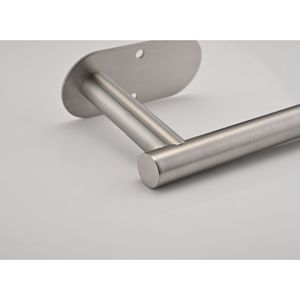 Stainless Steel Wall-Mounted Paper <b>Towel</b> <b>Holder</b> for <b>Kitchen</b> & Bathroom Self-Adhesive or Drill Mounting Options - Product Image 6