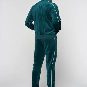 Flexible Fit Sublimation Tracksuit For Men With Breathable Fabric Men <b>Workout</b> Set With Zipper <b>Jacket</b> And Joggers - Product Image 4