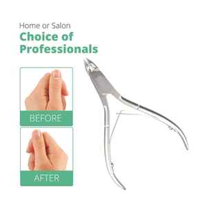 Professional Cuticle Trimmer Nail Cuticle Cutter Stainless Steel Cuticle Nail Nippers with Sharp Precision Blades Double Spring - Product Image 2