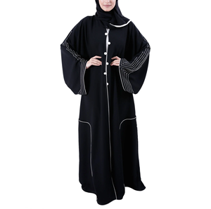 Abaya de Alta Calidad para Mujer, Diseño Abierto con Mangas Largas, Logotipo Personalizado, Abayas para Eid y Ramadán al por Mayor a Precio Razonable - Product Image 2
