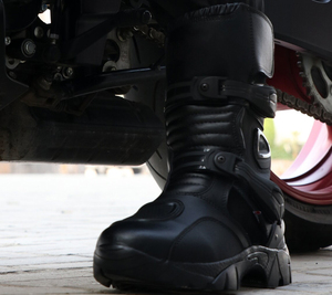 Chaussures de moto à lacets en PVC imprimées personnalisées Rohzen Sports ODM OEM de haute qualité, imperméables, respirantes, coupe-vent, authentiques - Product Image 5