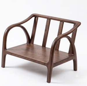 Fauteuil d'appoint moderne en cuir rembourré avec doublure en sherpa et structure en bois pour salon, bureau à domicile, hôtel - Product Image 6