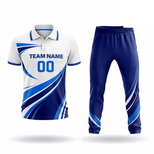 Uniforme de cricket personnalisé par sublimation pour équipe |   Vêtements de cricket pour hommes, femmes et jeunes, polo et pantalon, tenue complète d'équipe, qualité supérieure - Product Image 5
