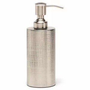 Dispensador de Jabón de Acero Inoxidable Elegante, Botella con Acabado Liso, Bomba Duradera, Dispensador Metálico Decorativo para Baño y Cocina - Product Image 1