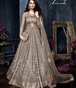 Conjunto de Salwar Kameez de Poliéster para Mujer, Estilo Internacional, Transpirable, Corte Regular, Largo hasta la Rodilla, Tradicional, para Fiestas, Antiarrugas - Product Image 3