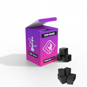 Charbon de coco naturel en coquille noire pour chicha, briquettes de narguilé de qualité supérieure, faible teneur en cendres, longue durée de combustion, taille personnalisée, Indonésie - Product Image 1