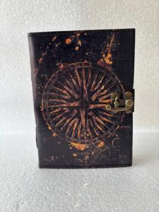 Custom Digitally Printed Leather Journal Personalized <b>A5</b> Travel <b>Diary</b> Luxury Soft Cover Notebook 100 Sheets for Corporate - Product Image 3
