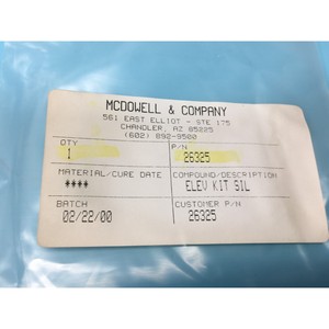 MCDOWELL &COMPANY 26325 <b>ELEV</b> KIT SIL,2-134,2-110,2-1 - Trusted Global Legacy Semiconductor Equipment and <b>Parts</b> at - Product Image 6