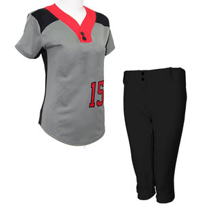 Tenue de softball pour femmes en polyester, durable et performante, avec design respirant, style professionnel - Product Image 4