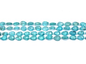 Sky Apatite 6x9mm Faceted Pear Briolette Fancy <b>Beads</b> Natural <b>Blue</b> Apatite Semi Precious Gemstone Loose <b>Beads</b> For Jewelry Making - Product Image 2